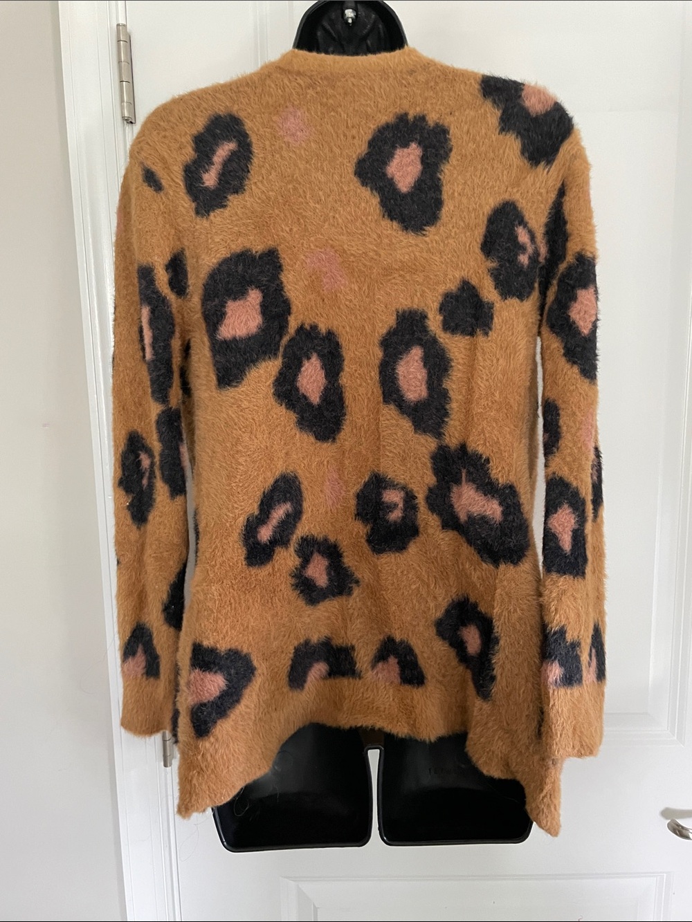 Animal print cardigan